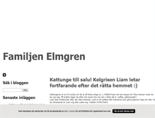 Tablet Screenshot of familjenelmgren.blogg.se