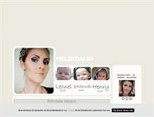 Tablet Screenshot of melindalin.blogg.se