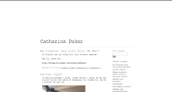 Desktop Screenshot of catharinadukar.blogg.se