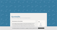 Desktop Screenshot of fjortizfylla.blogg.se
