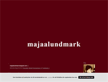 Tablet Screenshot of majaalundmark.blogg.se