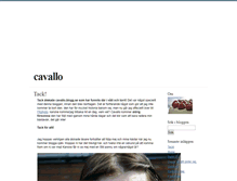 Tablet Screenshot of cavallo.blogg.se