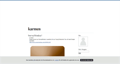 Desktop Screenshot of karmen.blogg.se