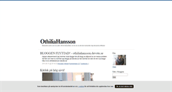 Desktop Screenshot of othiliahansson.blogg.se