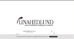 Desktop Screenshot of linaahedlund.blogg.se