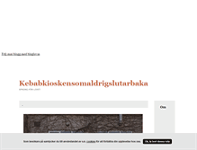Tablet Screenshot of kebabkioskensomaldrigslutarbaka.blogg.se