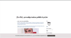 Desktop Screenshot of essha.blogg.se