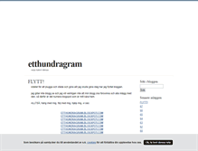 Tablet Screenshot of etthundragram.blogg.se