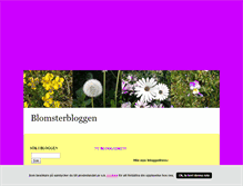 Tablet Screenshot of blomsterbloggen.blogg.se