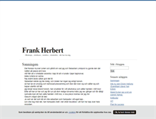 Tablet Screenshot of frankherbert.blogg.se