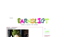Desktop Screenshot of barnsligt.blogg.se