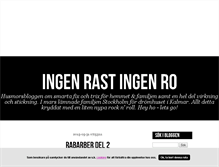 Tablet Screenshot of ingenrastingenro.blogg.se