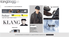 Desktop Screenshot of klang.blogg.se