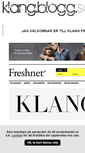 Mobile Screenshot of klang.blogg.se