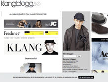 Tablet Screenshot of klang.blogg.se
