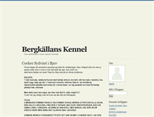 Tablet Screenshot of bergkallans.blogg.se
