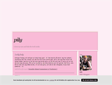 Tablet Screenshot of pily.blogg.se