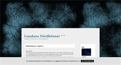 Desktop Screenshot of lundansnordhorna.blogg.se