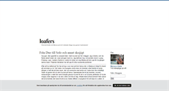 Desktop Screenshot of loafers.blogg.se