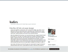 Tablet Screenshot of loafers.blogg.se