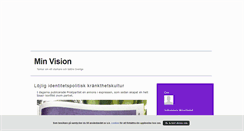 Desktop Screenshot of minvision.blogg.se