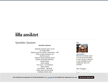 Tablet Screenshot of lillaansiktet.blogg.se