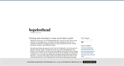 Desktop Screenshot of hopelosthead.blogg.se