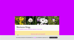 Desktop Screenshot of mariannas.blogg.se