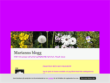 Tablet Screenshot of mariannas.blogg.se