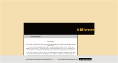 Desktop Screenshot of n3bforever.blogg.se