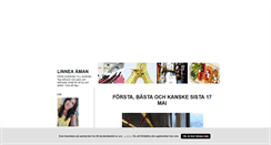 Desktop Screenshot of linneaaman.blogg.se