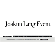 Tablet Screenshot of joakimlangevent.blogg.se