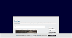 Desktop Screenshot of make.blogg.se