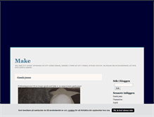 Tablet Screenshot of make.blogg.se