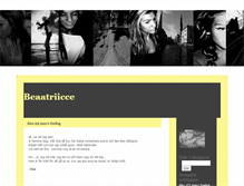 Tablet Screenshot of beaatriicce.blogg.se