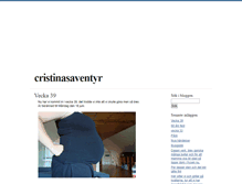 Tablet Screenshot of cristinasaventyr.blogg.se