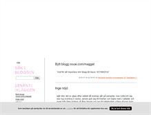 Tablet Screenshot of magget.blogg.se