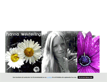 Tablet Screenshot of hannawesterling.blogg.se