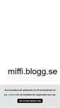 Mobile Screenshot of miffi.blogg.se