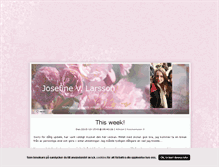 Tablet Screenshot of josefinevictoria.blogg.se