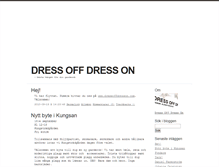 Tablet Screenshot of dressoffdresson.blogg.se