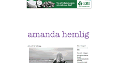 Desktop Screenshot of amheni.blogg.se