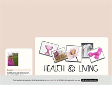 Tablet Screenshot of healthandliving.blogg.se