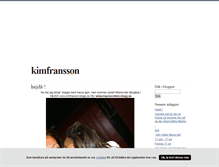 Tablet Screenshot of kimfransson.blogg.se