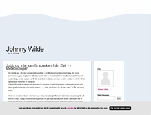 Tablet Screenshot of johnnywilde.blogg.se