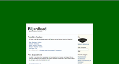 Desktop Screenshot of biljardbord.blogg.se