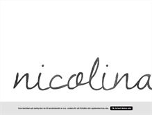 Tablet Screenshot of nicolinaslillaskrivbok.blogg.se