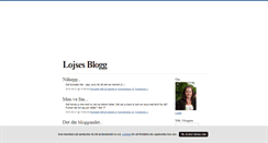 Desktop Screenshot of lojse.blogg.se