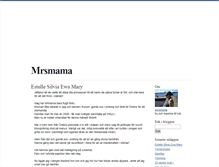 Tablet Screenshot of mrsmama.blogg.se