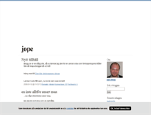 Tablet Screenshot of jope.blogg.se